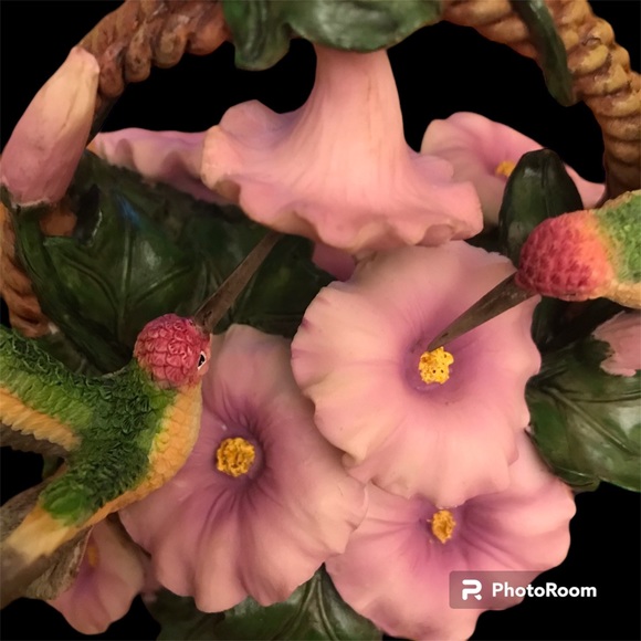 Heritage House Basket of Springtime DeVinci Bonded Porcelain Sculpture |Limited - Picture 7 of 15